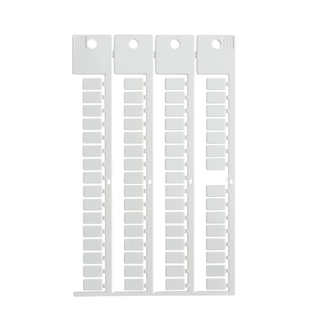 Brady Terminal Block Tag Polycarbonate 10.00 mm H x 6.00 mm W Box of 1024 Pieces, 1024PK SA4390
